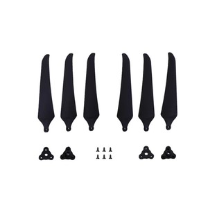 Hélices Plegables de Plástico de Fábrica China de 10 Pulgadas F1051 con Adaptadores para Drones No Tripulados, Accesorios para UAV, Color Negro - Product Image 4