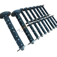 Anode en titane revêtue d'iridium-ruthénium de haute qualité, conçue sur mesure par le fabricant pour les procédés aquatiques