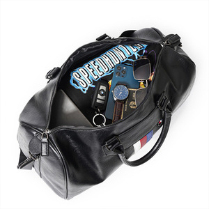 Bolsa de Viaje Deportiva de Gran Capacidad para Mujer, de PU, con Cierre de Cremallera y Logotipo Personalizado - Product Image 5