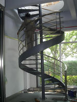 Escalier Modulaire Rotatif en Métal Moderne 2525 - Meilleures Ventes - Durable, Montage Simple pour Utilisation Intérieure