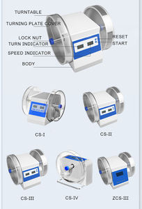 Auf Lager: BEIFAN <span class=keywords><strong>CS</strong></span>-1 Tabletten-Rissigkeitstester, <span class=keywords><strong>2</strong></span>-Zylinder-Laborprüfgerät, Dual-Spannung, 1 Jahr Garantie, 20-90 U/min, Guter Preis - Product Image 6
