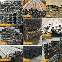Grande Vente sur le Marché Africain Profil en Aluminium Anodisé pour Cadre de Porte