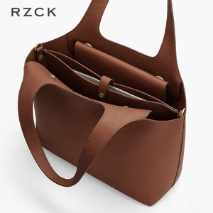 Sac fourre-tout de bureau souple et structuré pour <span class=keywords><strong>femme</strong></span>, en cuir microfibre avec organiseur intérieur interchangeable et pochette de rangement - Product Image 3