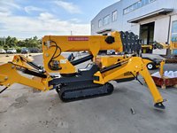 Grue araignée PLK LIFT, équipement de construction, mini-grue, grue à flèche avec une hauteur de levage de 5 à 23 m et une portée de 5 à 22 m