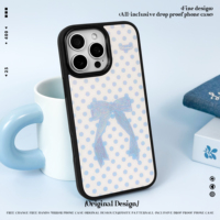 Coque de téléphone magnétique pour iPhone 17/17 Pro/17 Pro Max/16/16 Pro/16 Pro Max avec dorure blanche, motif cheval coloré, bordure noire et doublure floquée