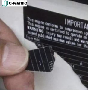 Bền thay thế Tên CuộN CuộN Laser máy in nhãn chống giả nhãn dán mã vạch dễ vỡ thẻ Laser an ninh nhãn áp lực - Product Image 2