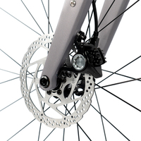 Vélo de Gravel G2max 700C, cadre en aluminium AL6061, fourche en carbone, freins à disque hydrauliques 12 vitesses, patins UDH, vélo tout-terrain complet