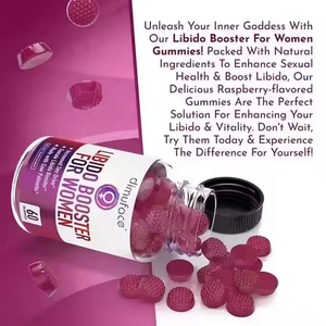 OEM <strong>for</strong> <strong>WOMEN</strong> Female Libido Boost <strong>Gummies</strong> - Raspberry Flavor Dietary Supplement, Enhance Vitality - Product Image 3