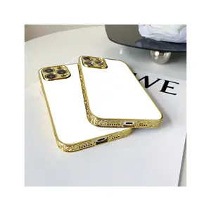 Trending Luxury 2D Blank Personalised Sublimation Phone Cases for iPhone X 11 12 13 14 Plus 15 promax