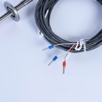 Sensor Termopar RTD de Pt Encapsulado en Acero Inoxidable Personalizado OEM, Sonda con Cubierta Metálica de Grado Industrial para Altas y Bajas Temperaturas