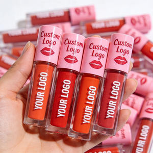 Gloss à lèvres vegan changeant de couleur, label privé, gloss à lèvres transparent rose nude, huile hydratante - Product Image 2