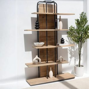 Étagère à livres en bois massif de qualité supérieure pour bureau, bibliothèque, meubles de rangement durables en bois massif pour bureau, maison, salle d'étude, bibliothèque - Product Image 3