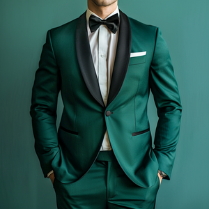 Men's Premium 2 Piece Formal <b>Suit</b> Set Featuring Stylish Blazer and Matching Pants for Office Wear Wedding Party and Professional - Product Image 5