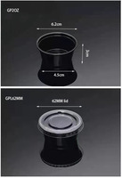 Gobelet à sauce jetable en plastique PET de 1,5 oz avec fermeture hermétique, boîte à lunch, marque MERCURA, indispensable