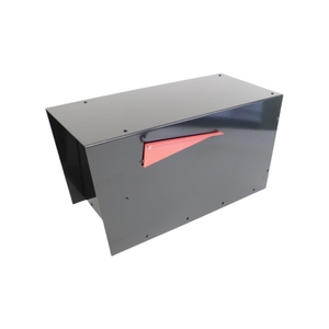 Boîtes aux lettres en métal de jardin sur pied de style vintage américain avec serrure intelligente pour le courrier extérieur et les journaux pour la poste - Product Image 2