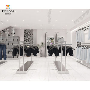 Boutique Clothing Racks | <b>Wall</b>-<b>Mounted</b> Apparel <b>Cabinet</b> | Fashion Store Island <b>Display</b> | Factory Direct Retail Fixtures - Product Image 3