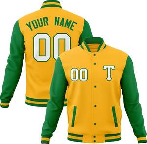 Chaqueta Varsity Letterman personalizada para hombre, chaqueta Varsiti de talla grande con logotipo personalizado de alta calidad para invierno - Product Image 2