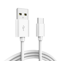 Câble de charge rapide USB vers Type C en cuivre pur de 30 cm, 5V 2A, pour téléphones portables, lecteurs MP3/MP4 et écouteurs – Prix usine