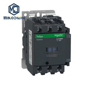คอนแทคเตอร์ LC1D40M7 TeSys Deca 3P(3NO) AC-3/AC-3E =440V 40A 220V AC คอยล์แบบสกรูแคลมป์เทอร์มินัล LC1D40M7C - Product Image 1