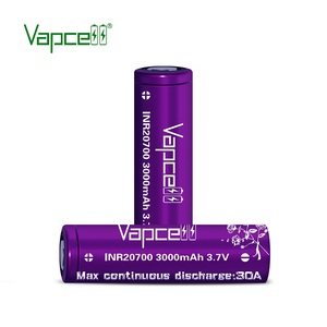 <span class=keywords><strong>Lithium</strong></span> Có Thể Sạc Lại 20700 Pin Chất Lượng Cao Vapcell INR20700 3000MAH 30A 3.7V Rewrap Molicel 20700A Cho Đèn Pin - Product Image 2