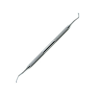 Raspador Dental de Acero Inoxidable Premium, Doble Extremo, Instrumento Manual Profesional de Alta Calidad, Resistente a Altas Temperaturas - Product Image 1