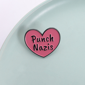 ピンパンチナチスエナメルピンカスタムはあなたの権利を守るブローチラペルバッジ服祖国を守るジュエリー - Product Image 3