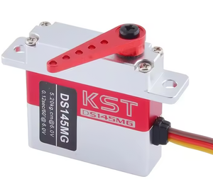 KST DS145MG 6V高精度アルミ合金硬化鋼ギアデジタルサーボ5kg 0.12秒中国本土翼型グライダーUAV車 - Product Image 1
