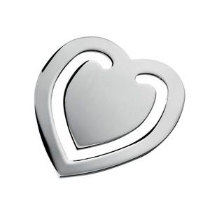 Acrylic and Paper <b>Bookmark</b> with Heart Design - Product Image 1