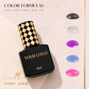 Private Label Ready 8ml UV Curing Eyelash <b>Glue</b> Strong Hold Waterproof Formula in Clear Black Pink Purple and Blue Shades - Product Image 6