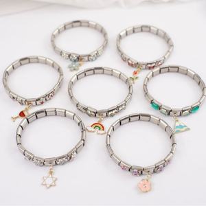 Nueva Serie de Pulseras Modulares Estilo Italiano: Cadena de Ensamblaje Personalizable para Joyería de Moda - Product Image 4