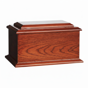 โกศไม้เผาศพสำหรับผู้ใหญ่ชายและหญิงโกศไม้โกศทำด้วยมือสไตล์อเมริกันที่ทันสมัย - Product Image 1