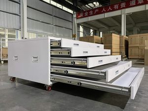 Armadio Moderno in Acciaio per Mappe con 5 Cassetti Formato A0/A1, Design Estensibile per Uso in Officina, Contenitore Metallico Personalizzabile - Product Image 4