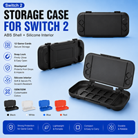 Étui antichoc en PC pour Nintendo Switch 2 – Coque rigide robuste avec grand espace de rangement et protection intégrale pour accessoires de jeu Switch 2