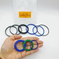 Kit de joints d'étanchéité pour vérin hydraulique 991/100098 compatible avec la chargeuse-pelleteuse JCB. Kit complet de joints pour révision de cylindre, Fourniture directe d'usine