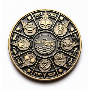 Collezione RENHUI di Monete Commemorative Americane Vintage con Stampi Antichi Romani in Metallo per Artigianato Personalizzato - Product Image 1