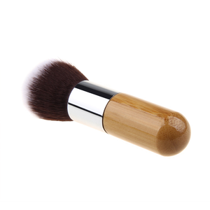 Maange-brosse de maquillage poudre, 1 pièce, manche en bambou, pinceau de maquillage Vegan Kabuki, meilleure vente <span class=keywords><strong>2022</strong></span> - Product Image 3