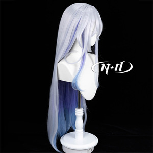 Nd Chất Lượng Cao Tổng Hợp Ren Cosplay Tóc Giả Cho Genshin Tác động Skirk Chịu Nhiệt Nước Sóng Cho Truyện Tranh Con Chủ Đề - Product Image 6