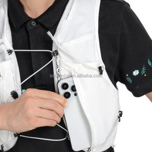 Gilet d'hydratation personnalisé pour la course à pied et la randonnée en extérieur, imperméable, léger, avec porte-bouteille, veste sans manches pour la course à pied - Product Image 2