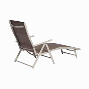 Chaise longue de plage et de <span class=keywords><strong>piscine</strong></span>, chaise inclinable d'extérieur, chaise longue à sept positions, chaise longue en résine à <span class=keywords><strong>lattes</strong></span>, chaise longue en aluminium pliable multi-usages pour l'extérieur - Product Image 5