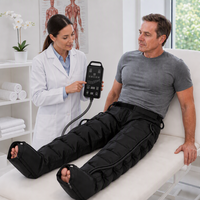 Bottes de récupération par compression d'air pré- et post-entraînement, masseur de jambes séquentiel à 8 chambres pour athlètes, bureau, maison, relaxation