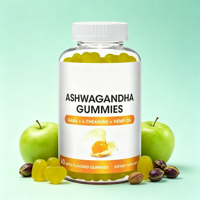 Zonder toegevoegde stevia, zoet met monniksvrucht, erythritol, maïssiroop, laag in suiker, Ashwagandha gummies