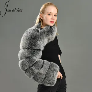 Mùa Thu Lady Luxury Fluffy Chính Hãng Fox Fur Tay Áo Kết Thúc Tốt Đẹp Muff Cổ Ấm Hơn Bán Buôn Tùy Chỉnh Mùa Đông Phụ Nữ Tự Nhiên Bất Fox Fur Tay Áo