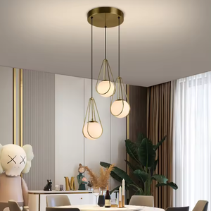 Lumière suspendue LED en forme de boule de verre personnalisable Zeal Lighting Indoor Clear Glass Pendant Light - Product Image 2