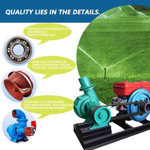 Pompe à boue diesel professionnelle CZME en fonte pour le transfert de sable et de sédiments - Product Image 2