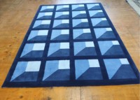 Tapis et moquette de couleur blanche Tufting fait à la main tapis design personnalisé tapis usine bon prix tapis et moquettes