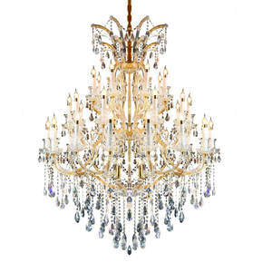 Candelabro de cristal de boda de lujo con diseño de cristal K9 para salón de recepción decoración de escenario nupcial - Product Image 2