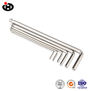 Chiave a bondino lungo ad alta resistenza Din911 T20-T30 in acciaio al carbonio rivestimento in nichel tipo L chiavi a baccola con estremità sferica - Product Image 5