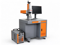 Marqueur laser UV de table 5W 355nm à alimentation directe d'usine pour gravure de logos sur lentilles optiques et verre