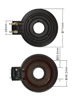 HI-320 accessoires audio informatiques électroacoustiques 2025 haut-parleur d'alarme à bobine vocale unité de composant de pilote de compression audio