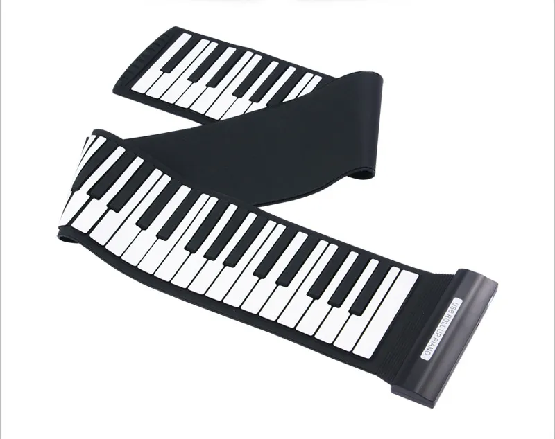 Roll Up MIDI Keyboard Piano Digital Elektronik Harga Murah 88 Tombol Musik Anak-anak Mainan Portable Piano